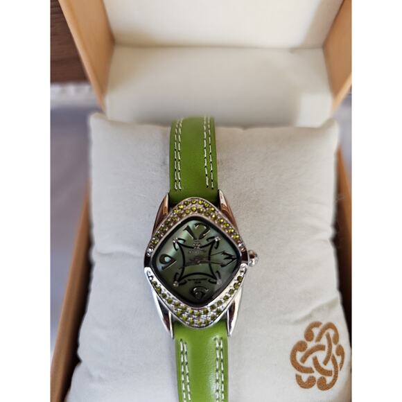 Pastorelli Womens By Invicta Wrist Watch Green Band Water Resistant 30M - Picture 2 of 7